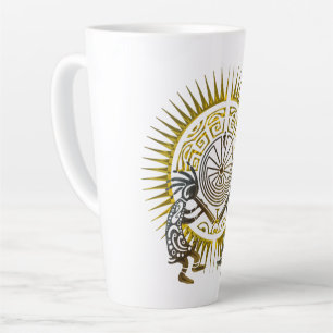 Kokopelli Duo - Man In The Maze - Sun 1 Latte Mug