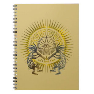 Kokopelli Duo - Man In The Maze - Sun 1 Notebook