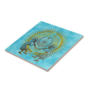 Kokopelli Duo - Man In The Maze - Sun 1 Tile