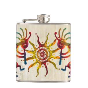 KOKOPELLI DUO SUN + your ideas Hip Flask