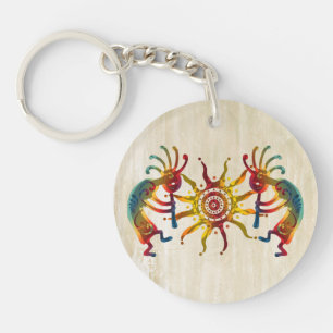 KOKOPELLI DUO SUN + your ideas Key Ring