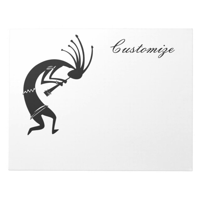 Kokopelli flute player Thunder_Cove  Notepad (Front)