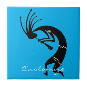 Kokopelli flute player Thunder_Cove Tile