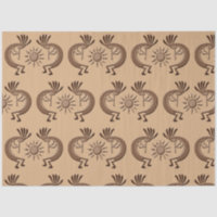 Kokopelli Golden Sun Broned 2 Decoupage
