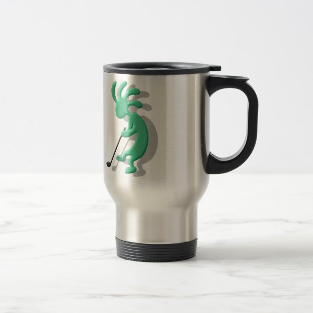 Kokopelli Golf Travel Mug (Right)