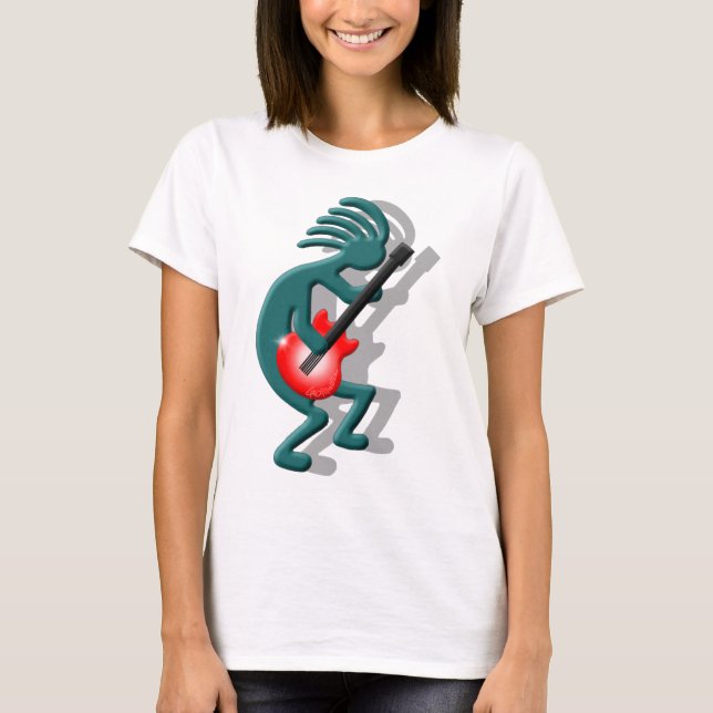 Kokopelli Guitar T-Shirt (Front)
