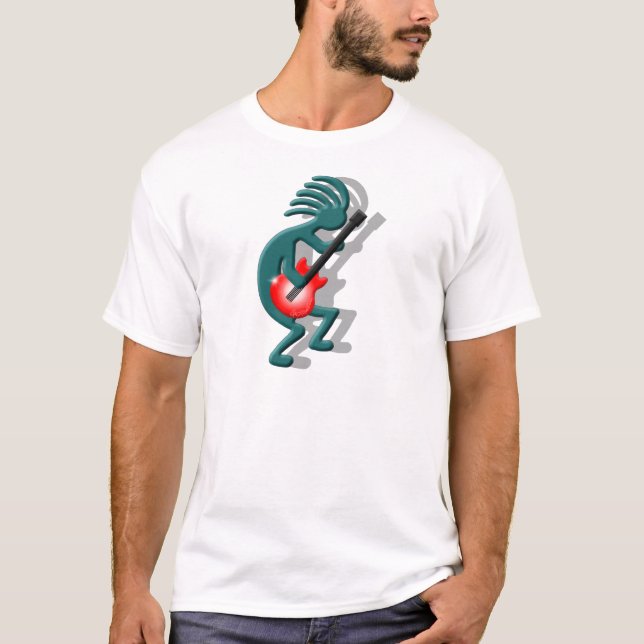 Kokopelli Guitar T-Shirt (Front)