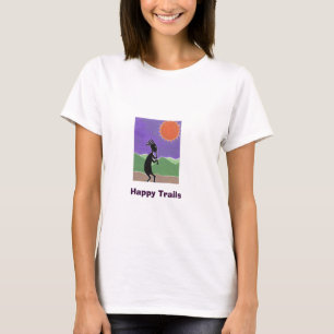 Kokopelli, Happy Trails T-Shirt