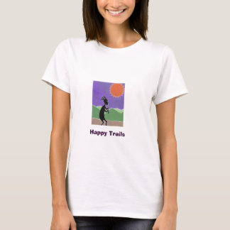 Kokopelli, Happy Trails T-Shirt