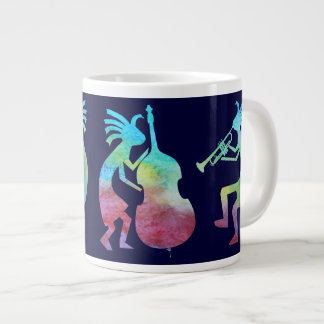 Kokopelli Jazz Quartet Large Coffee Mug