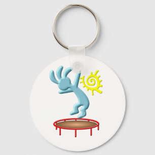 Kokopelli Kids Trampoline Key Ring