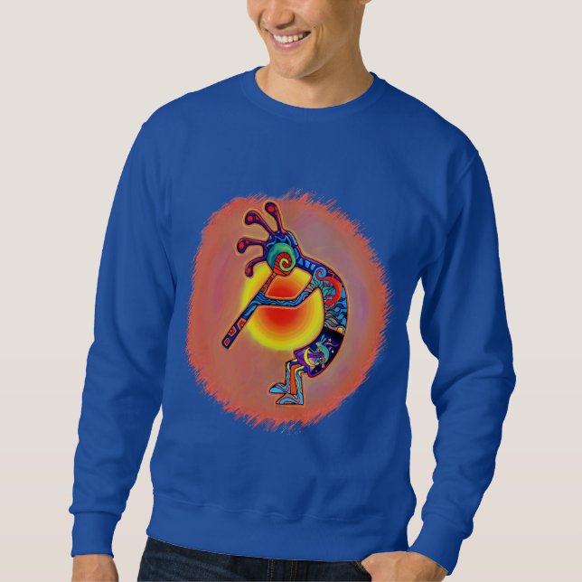 Kokopelli Lizard Sun Sweatshirt (Front)