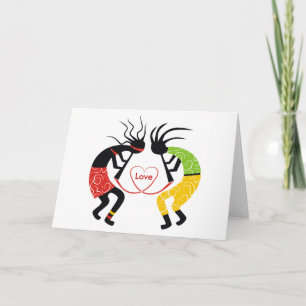 Kokopelli Love Greeting Cards