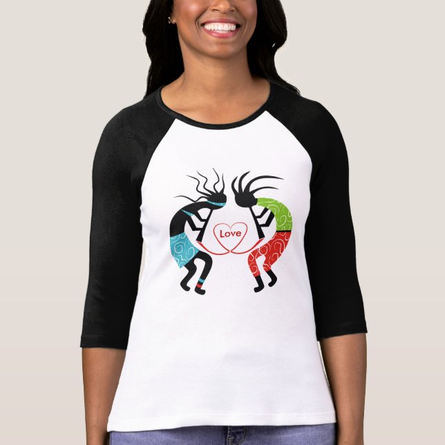 Kokopelli Love T-Shirts. T-Shirt (Front)