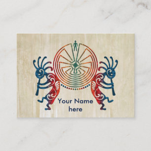 KOKOPELLI / MAN IN THE MAZE + your ideas Business Card