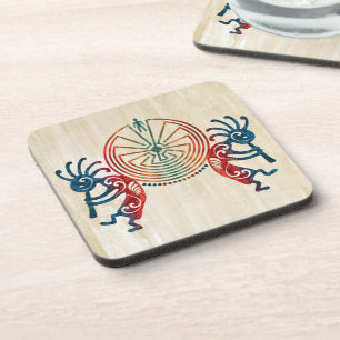 KOKOPELLI / MAN IN THE MAZE + your ideas Coaster