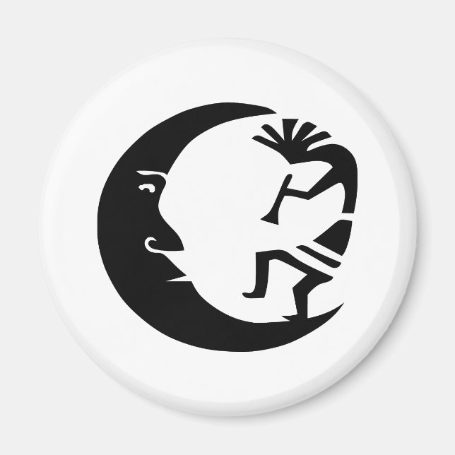 Kokopelli Moon Magnet (Front)