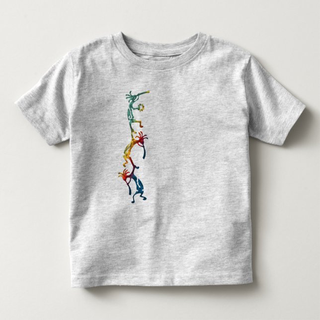 KOKOPELLI musician acrobats + your ideas Toddler T-Shirt (Front)