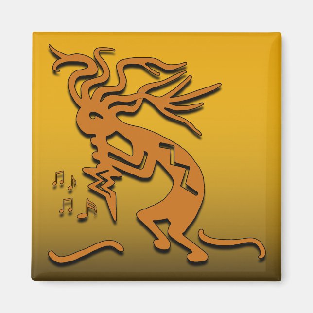 Kokopelli Musician Magnet (Front)