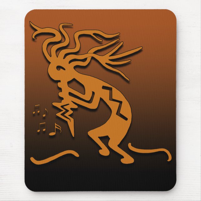 Kokopelli Musician Mouse Pad (Front)