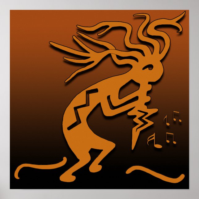 Kokopelli Musician Poster (Front)