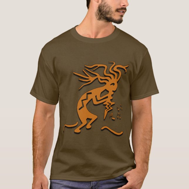 Kokopelli Musician T-Shirt (Front)