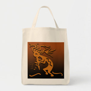 Kokopelli Musician Tote Bag
