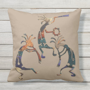 KOKOPELLI musician trio + your ideas Cushion