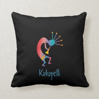 Kokopelli, Native American Flute Player Cushion