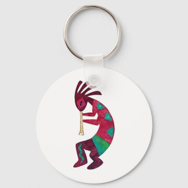 Kokopelli Original design! Key Ring (Front)