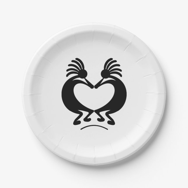 Kokopelli Paper Plate (Front)