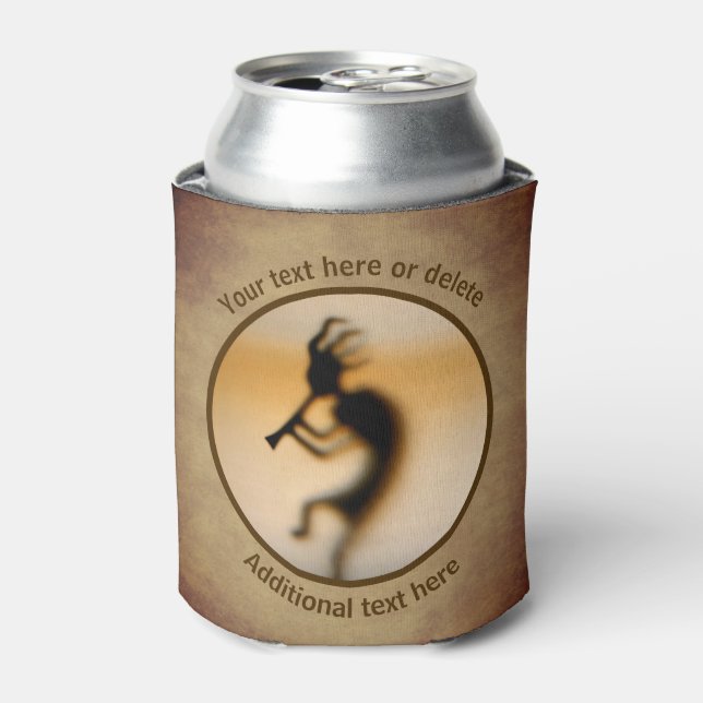 Kokopelli Personalised Party  Can Cooler (Can Front)