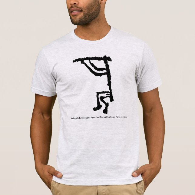 Kokopelli Petroglyph T-Shirt (Front)