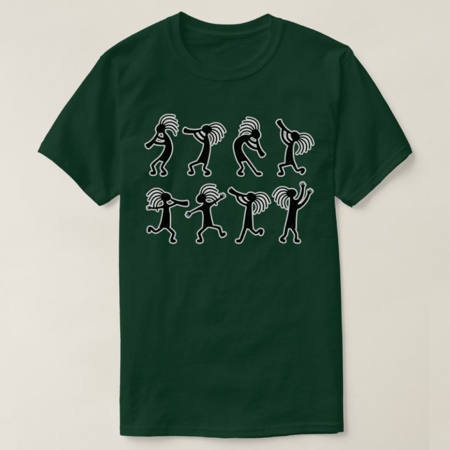 Kokopelli Petroglyph  T-Shirt (Design Front)