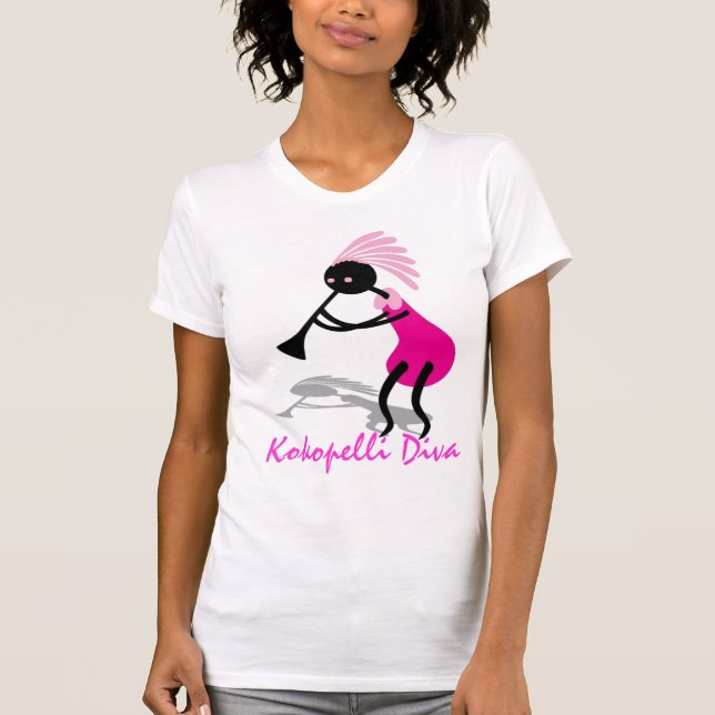 KOKOPELLI PINK DIVA T SHIRT (Front)