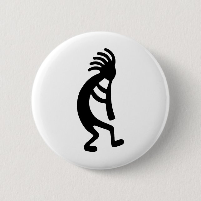 Kokopelli Products & Designs! 6 Cm Round Badge (Front)