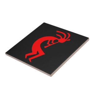 Kokopelli Red Tile