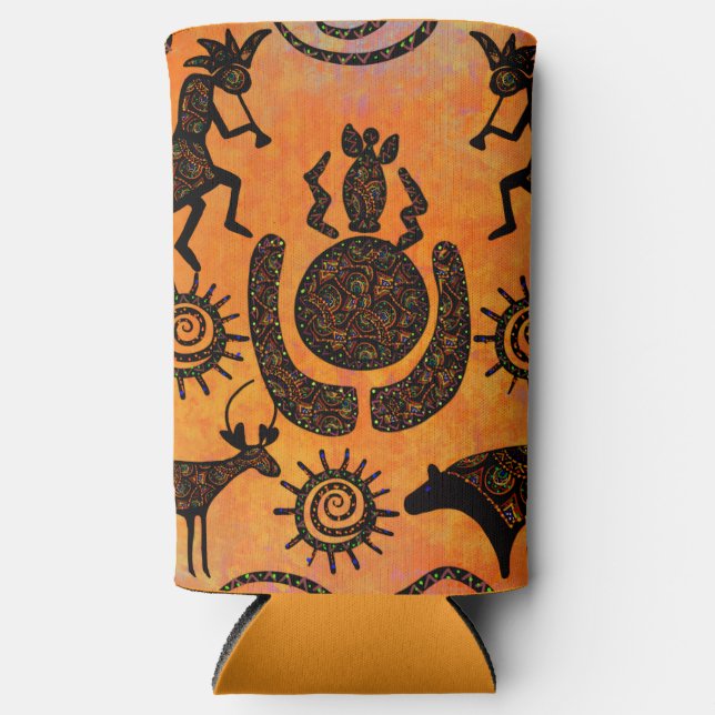 KOKOPELLI  SELTZER CAN COOLER (Front)