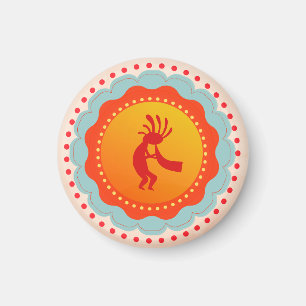 Kokopelli Southwest Inspired  Magnet