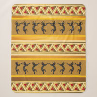 Kokopelli Southwestern Blanket