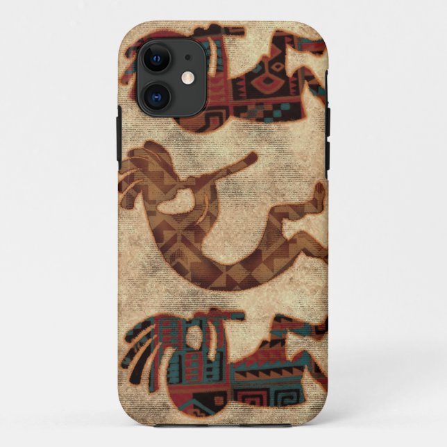 Kokopelli Southwestern Case-Mate iPhone Case (Back)