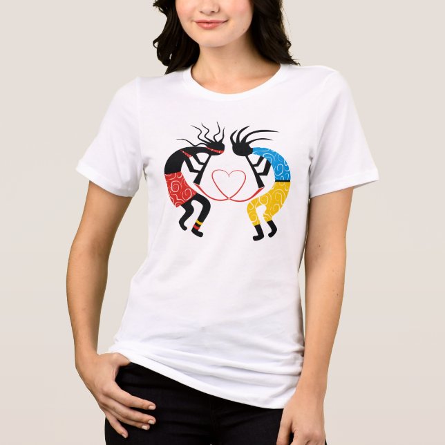 Kokopelli T-Shirts. Tri-Blend Shirt (Front)