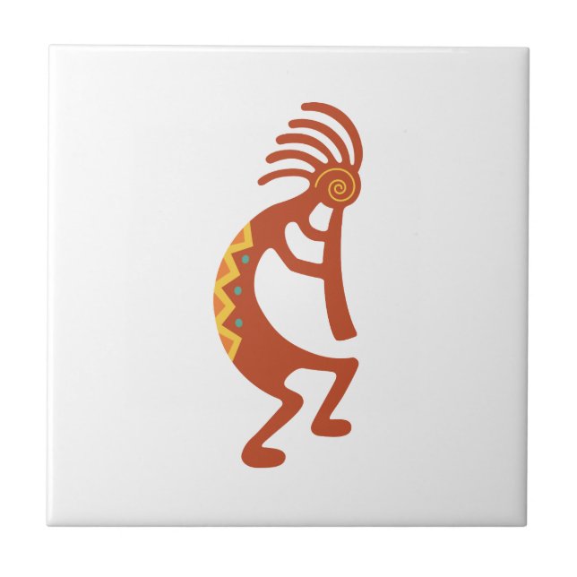 Kokopelli Tile (Front)