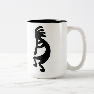 'Kokopelli' Two-Tone Coffee Mug