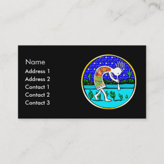 Kokopelli Under the Stars Business Card