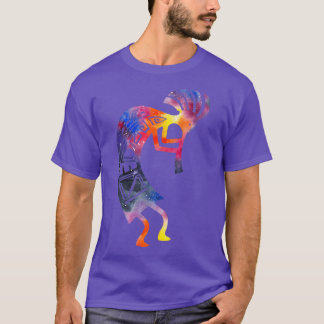 Kokopelli Watercolor Native American T-Shirt