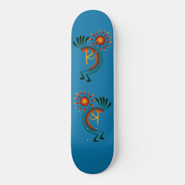 Kokopelli with Sun Skateboard (Front)