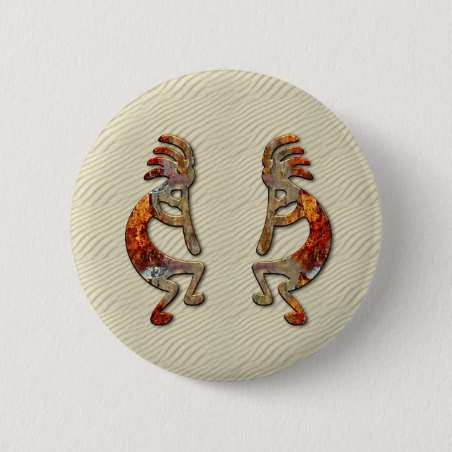 "Kokopelli's Flute"  Button (Front)