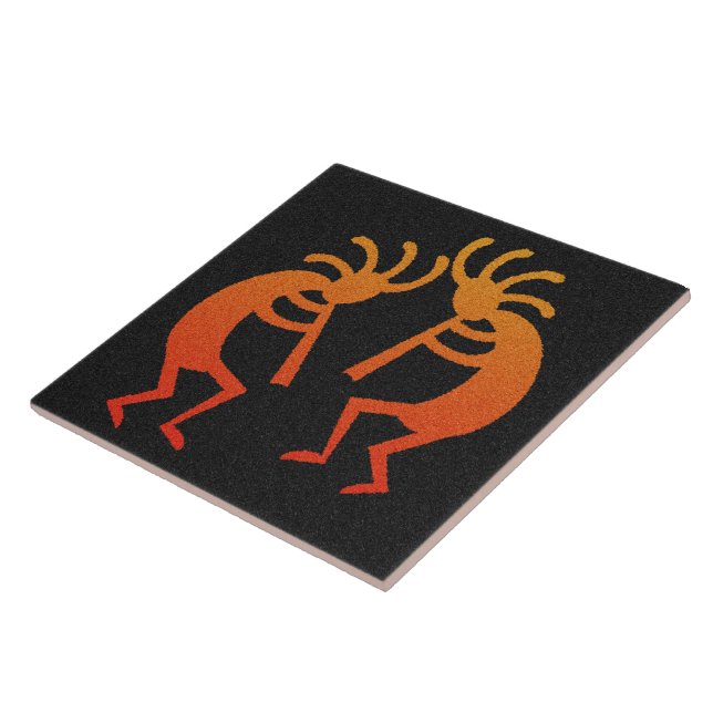 Kokpelli Southwest Design Tile (Side)