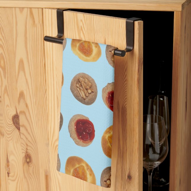 Kolache Trio kitchen towel (Thirds Fold)